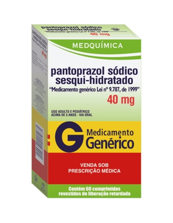 PANTOPRAZOL SODICO 40 MG 60CPR - GENÉRICO