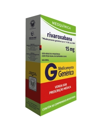 G.RIVAROXABANA 15MG 30CPR REVEST