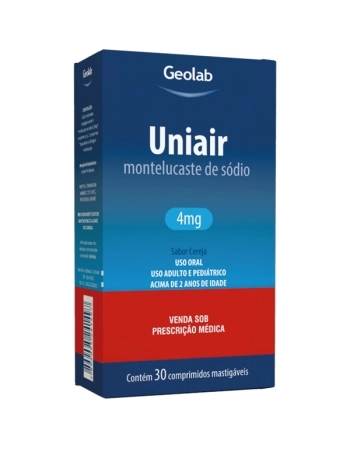 UNIAIR 4MG 30CPR MASTIGAVEIS