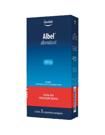 ALBEL 400MG 5CPR (ALBENDAZOL)