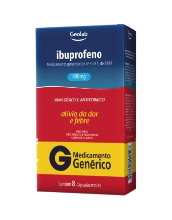 G.IBUPROFENO 400MG 8 CAPS GEL