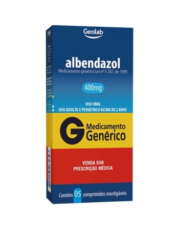 G.ALBENDAZOL 400MG 5CPR MASTIGÁVEL