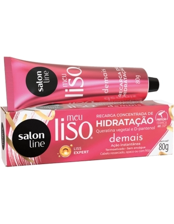 RECARGA DE QUERATINA MEU LISO HIDRATACAO 80G