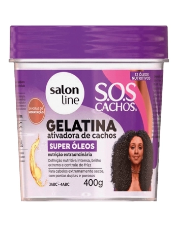 GELATINA ATIVADORA DE CACHOS SUPER OLEOS 400G