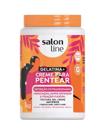 GELATINA + CREME PARA PENTEAR DEFINICAO EXTRAORDINARIA 1KG