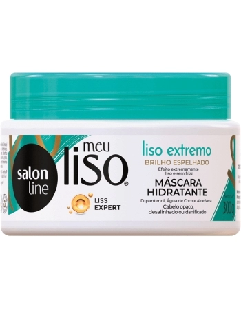 MASCARA MEU LISO EXTREMO BRILHO ESPELHADO 300G