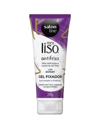 GEL FIXADOR ANTIFRIZZ MEU LISO ALTA DEFINICAO 200G