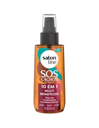 OLEO SOS CACHOS 10 EM 1 MULTIBENEFICIOS 100ML SALON LINE