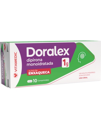 DORALEX 1G 100CPR ENXAQUECA (DIPIRON MONOIDRATADA)