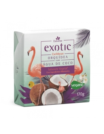 SABONETE EXOTIC CARIBBEAN ORQUIDEA/AGUA DE COCO 170G