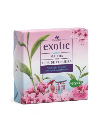 SABONETE EXOTIC JAPAN MATCHA / FLOR CEREJEIRA 170G