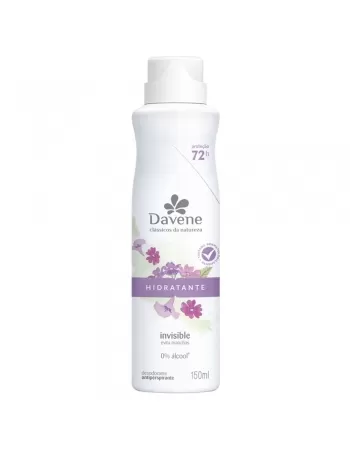 DESODORANTE FEMININO AEROSOL 72HRS INVISIBLE HIDRATANTE 150 ML