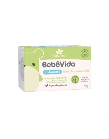 BEBE VIDA SABONETE CHA DE CAMOMILA 90G