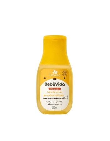 BEBE VIDA SHAMPOO LEITE DE ARROZ 200ML