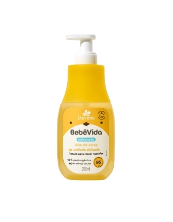 BEBE VIDA SABONETE LIQUIDO LEITE DE ARROZ 200ML