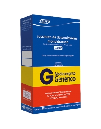 DESVENLAFAXINA 100MG 28CPR P344 - GENÉRICO