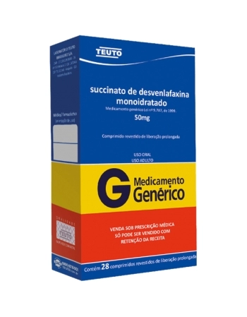 DESVENLAFAXINA 50MG 28CPR P344 - GENÉRICO