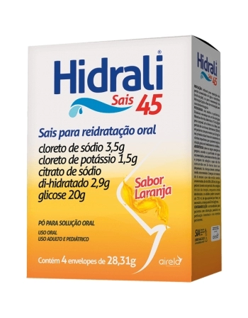 HIDRALI SAIS 45 LARANJA 4 ENV 28,31G