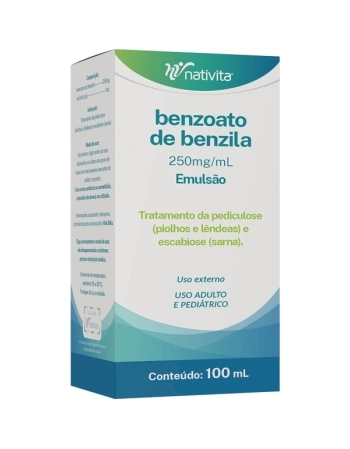 BENZOATO DE BENZILA EMULSAO 250MG/ML 100ML