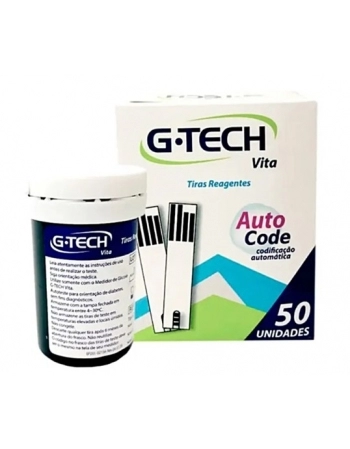 TIRAS REAGENTES G-TECH VITA COM 50 UND