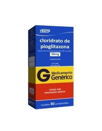 G.CLORIDRATO DE PIOGLITAZONA 30 MG 30CPR TEUTO