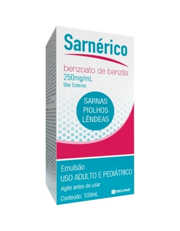 BENZOATO DE BENZILA EMULSAO 250MG/ML 100ML