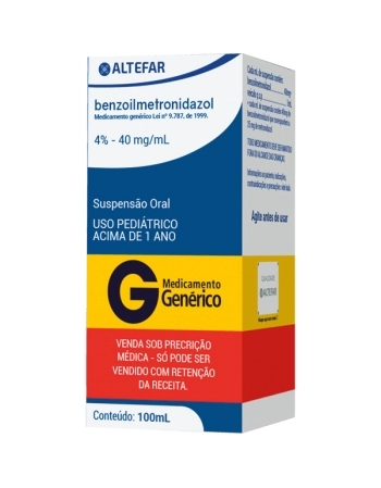 G. BENZOILMETRONIDAZOL 40MG/ML BELFAR