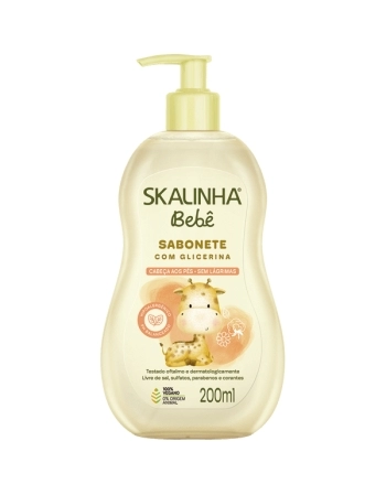 SKALA SABONETE LIQ GLICERINA BEBE SKALINHA 200ML