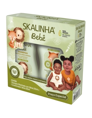 KIT SH+COND SKALINHA BEBE 200 ML SKALA