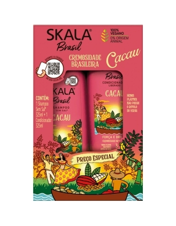 SKALA KIT SH+COND CACAU 325 ML