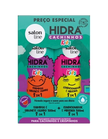 HIDRA KIT SHAMP/CONDIC CACHINHOS KIDS 300ML SALON LINE