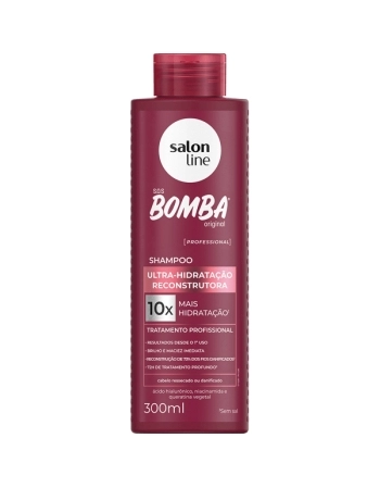 SOS BOMBA SHAMPOO ULTRA-HIDRAT RECONSTRUTORA 300ML SALON LINE