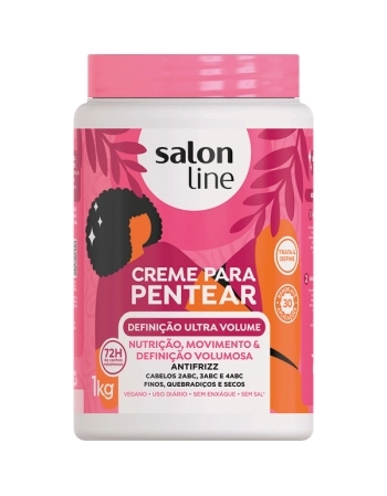 CREME DE PENTEAR DEFINICAO ULTRA VOLUME 1KG SALON LINE