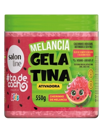 TODECACHO GELATINA ATIVADORA MELANCIA KIDS 550GR SALON LINE