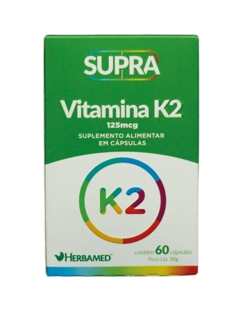 VITAMINA K2 SUPRA 125MG 60 CAPS