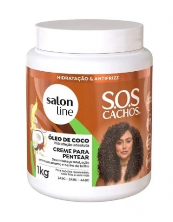 CREME P/ PENTEAR S.O.S CACHOS OLEO DE COCO 1KG