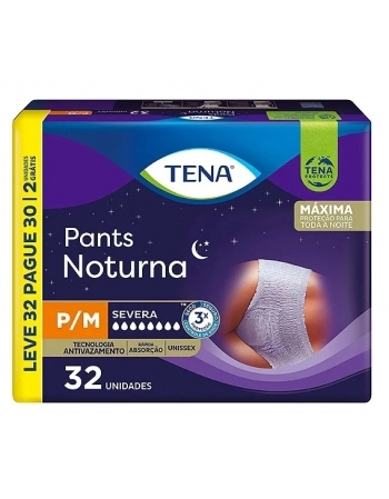 ROUPA INTIMA TENA PANTS NOTURNA P/M L32P30