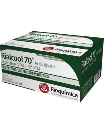 RIALCOOL 70% C/ 120 SACHES